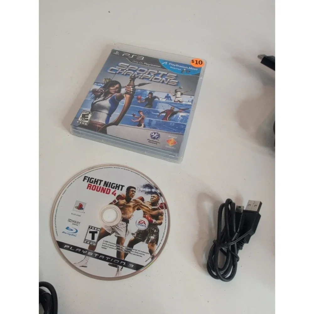 Sony Playstation 3 Slim CECH-3001A 160GB PS3 Bundle w/ 32Games 1 Controller